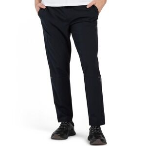 NWT ASICS Heavy Stretch Woven Cargo Joggers Men's L Black Active Fit Zip Pocket